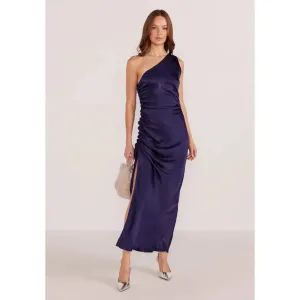 LUMINA ONE SHOULDER MIDI DRESS