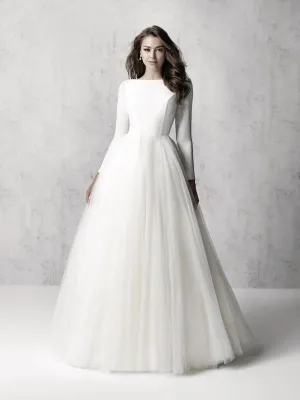 Madison James Size 18 MJ614 Ivory Gown