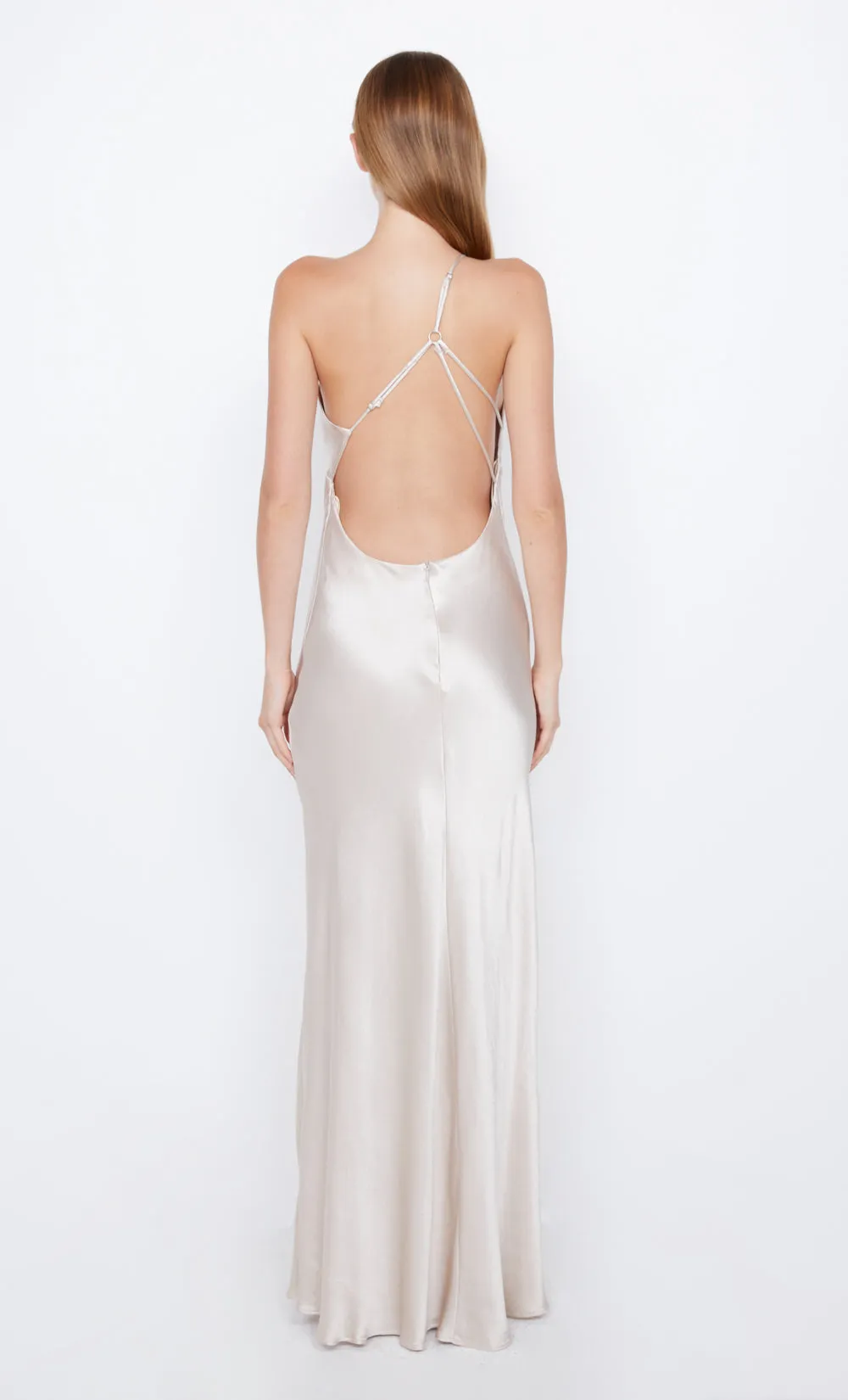 MARGAUX ASYM DRESS - SAND