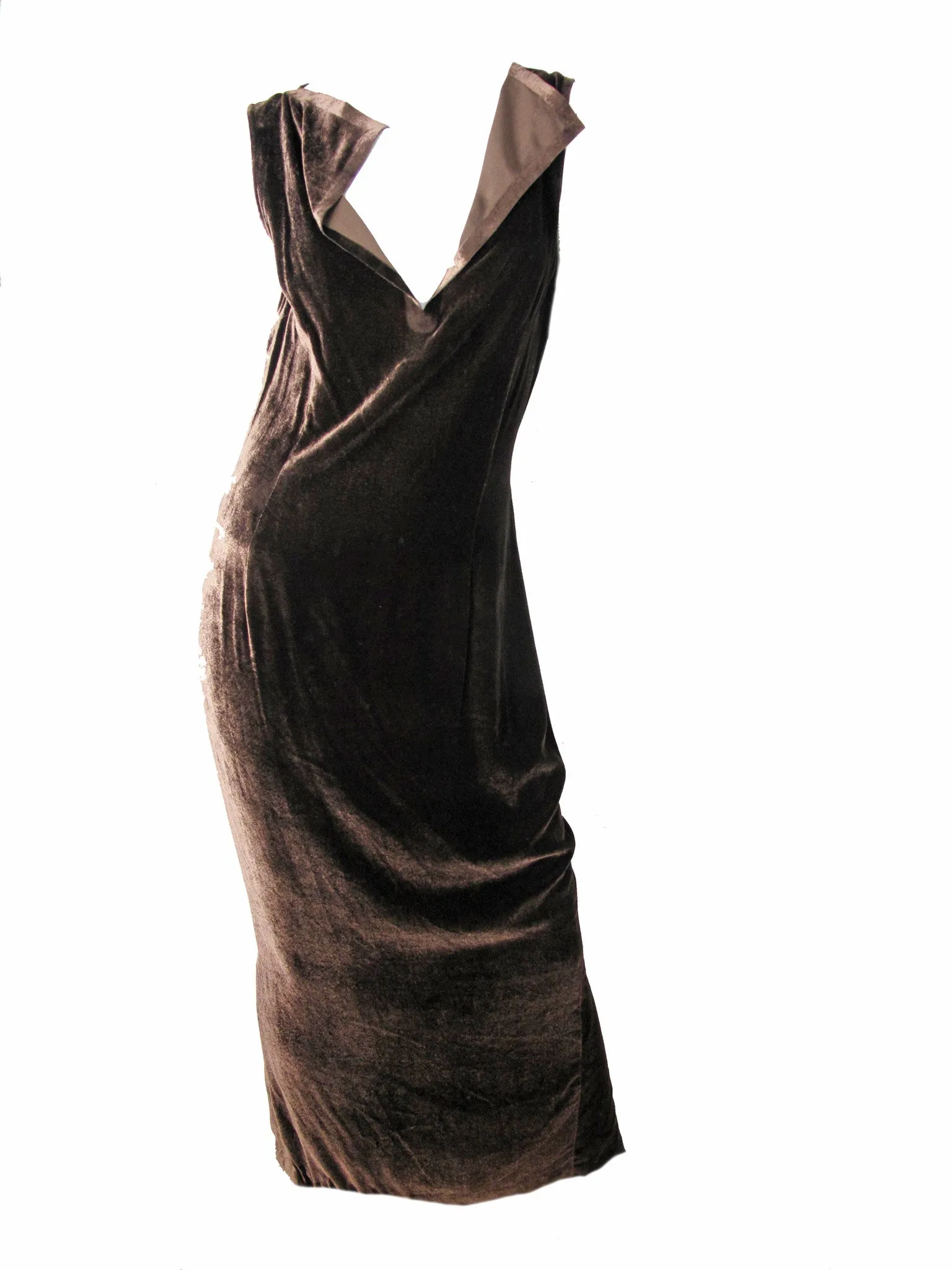 MARTIN MARGIELA velvet gown