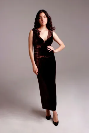 MARTIN MARGIELA velvet gown