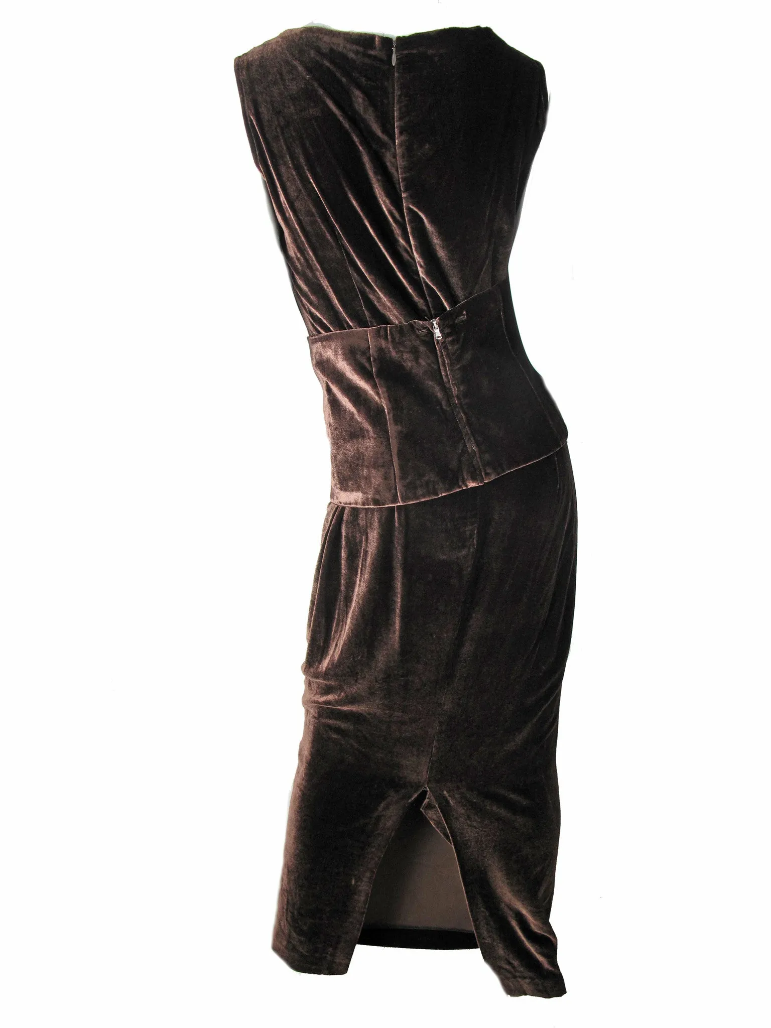 MARTIN MARGIELA velvet gown