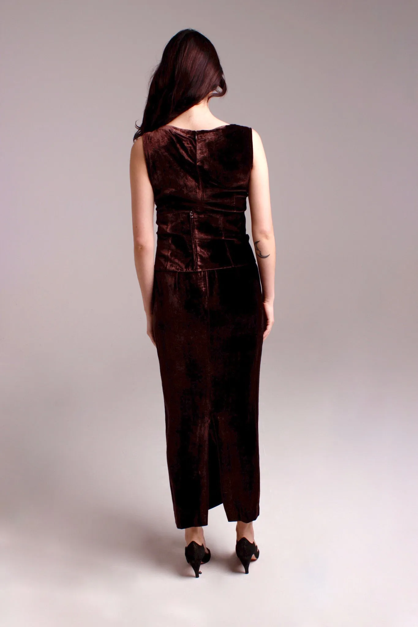 MARTIN MARGIELA velvet gown