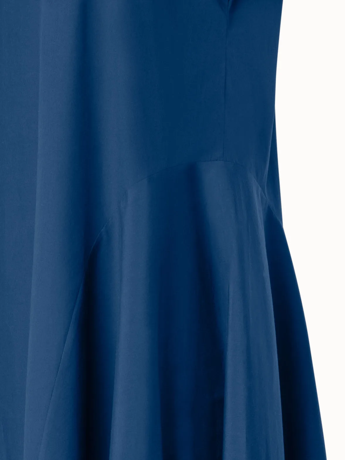 Midi Shirt Dress with Asymmetrical Hem