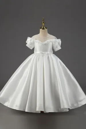 Mini Ball Gown Wedding Dress for Girls CL2006