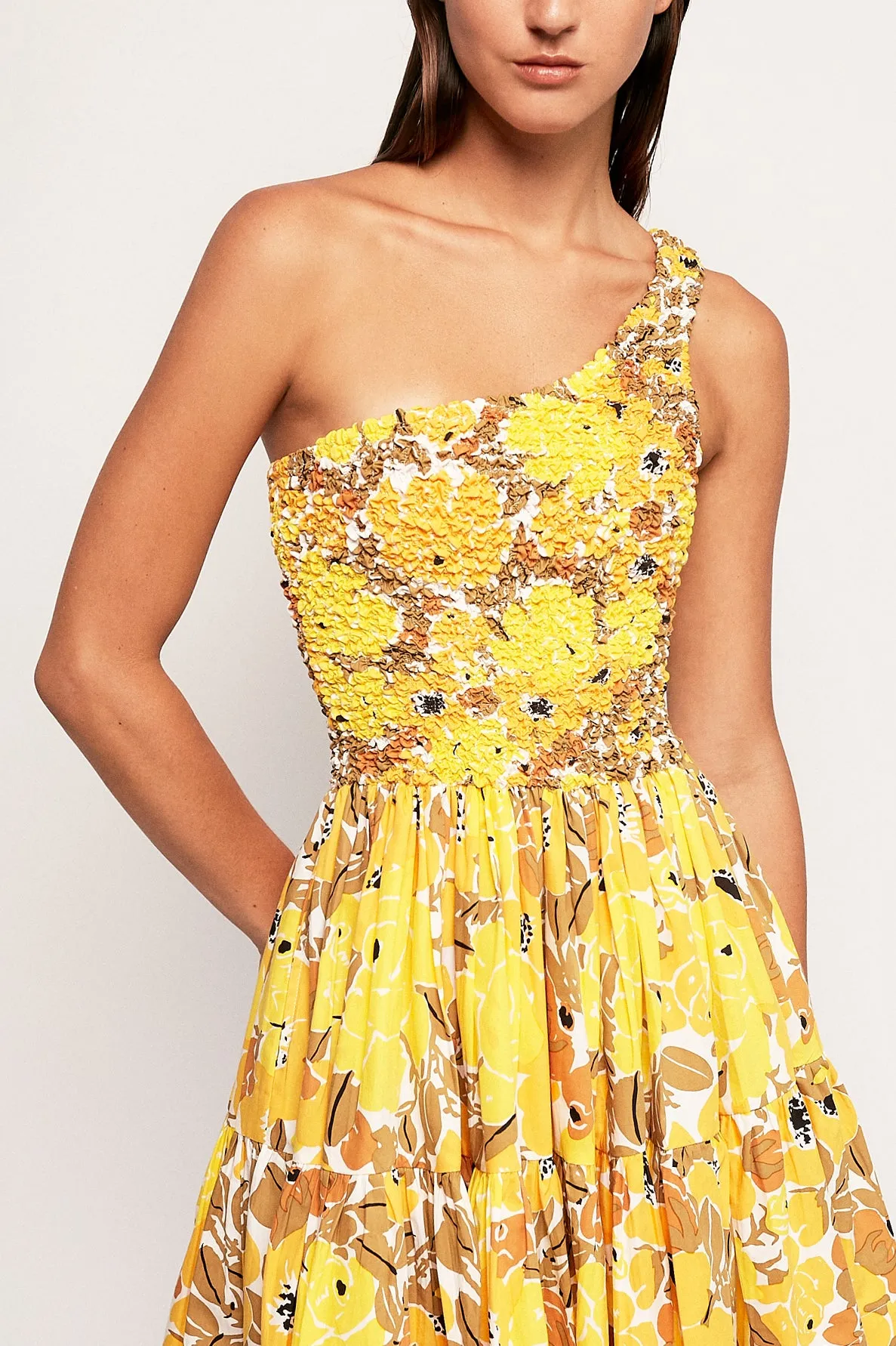 Mottled One Shoulder Mini