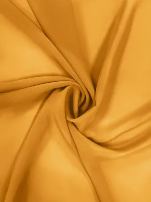 Mustard Yellow Chiffon Fabric By The 1/2 Yard