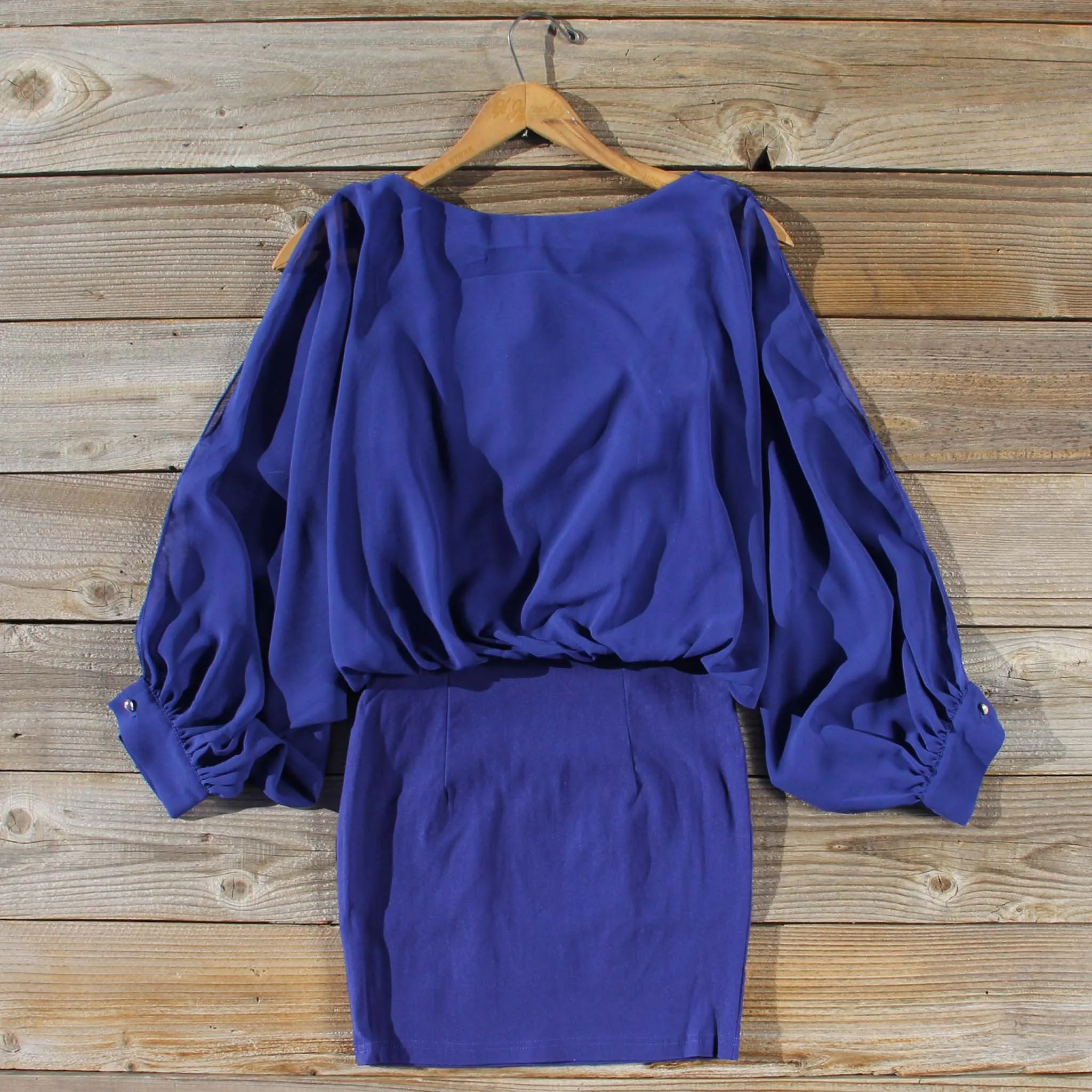 Mystic Winter Dress in Blue