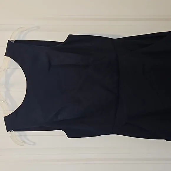 *NWOT* Dessy Collection Vivian Diamond Draped Backless Crepe Dress