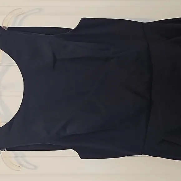 *NWOT* Dessy Collection Vivian Diamond Draped Backless Crepe Dress