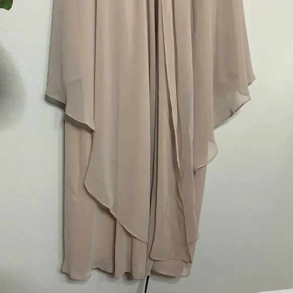 NWOT Eliza J Sleeveless Lace &amp; Chiffon Gown 4