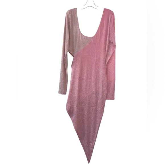 NWOT Naked Wardrobe asymmetrical dress