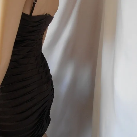 Nwt $300 CALVIN KLEIN Sz 6 Draped Dress FEMININE!