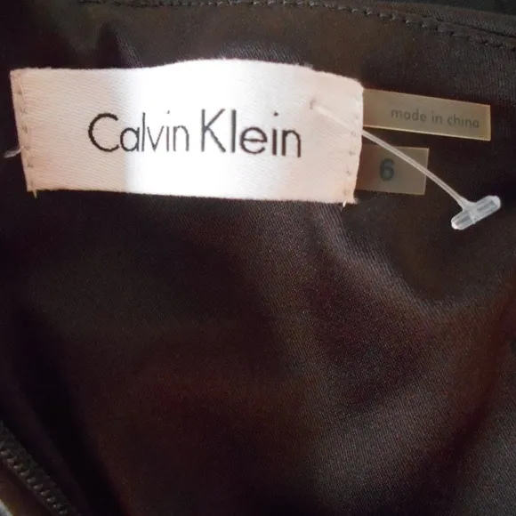 Nwt $300 CALVIN KLEIN Sz 6 Draped Dress FEMININE!