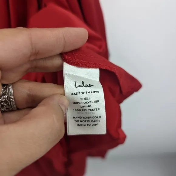 NWT LULU'S Law of Attraction Satin One Shoulder Asymmetrical Midi Dress