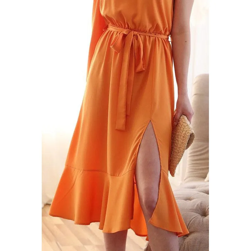 ONE SHOULDER DRESS