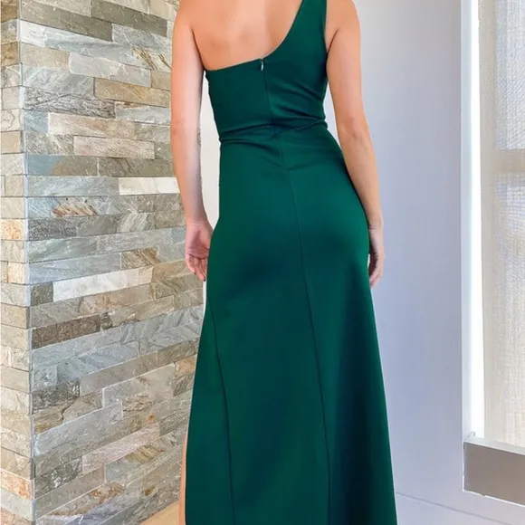 One Shoulder Maxi Dress