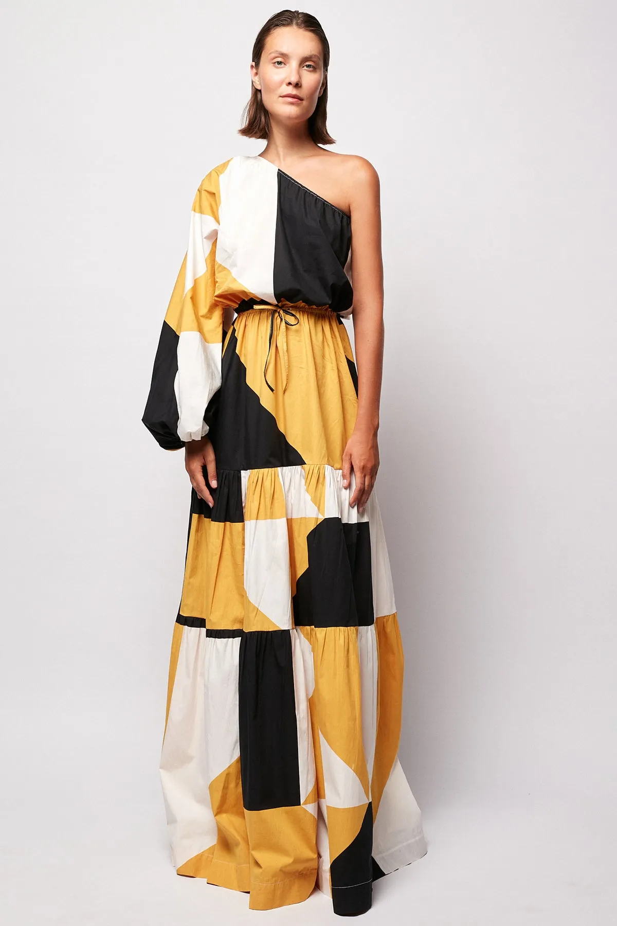 One Shoulder Maxi