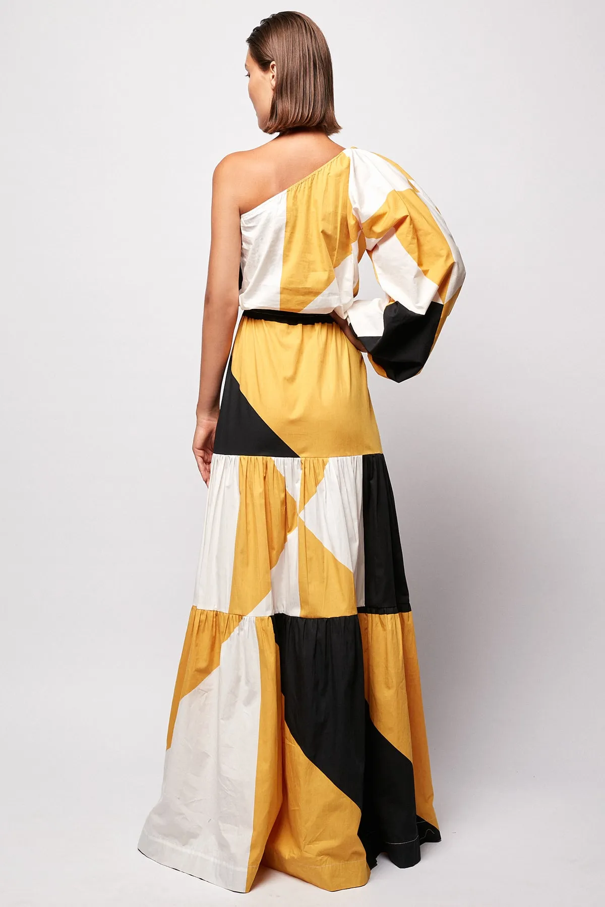 One Shoulder Maxi