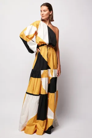 One Shoulder Maxi