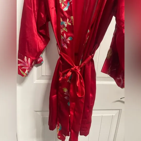 Oscar de la Renta Embroidered Evening Robe