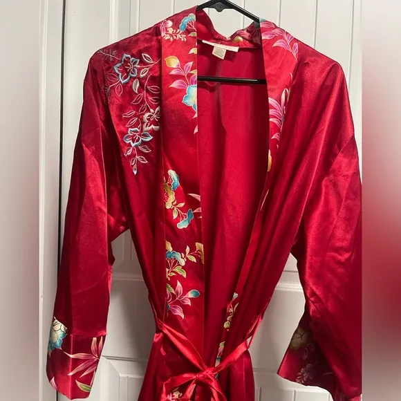 Oscar de la Renta Embroidered Evening Robe
