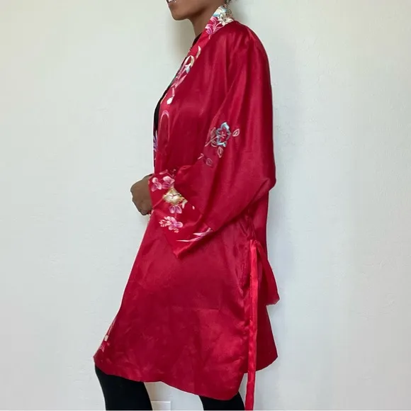 Oscar de la Renta Embroidered Evening Robe