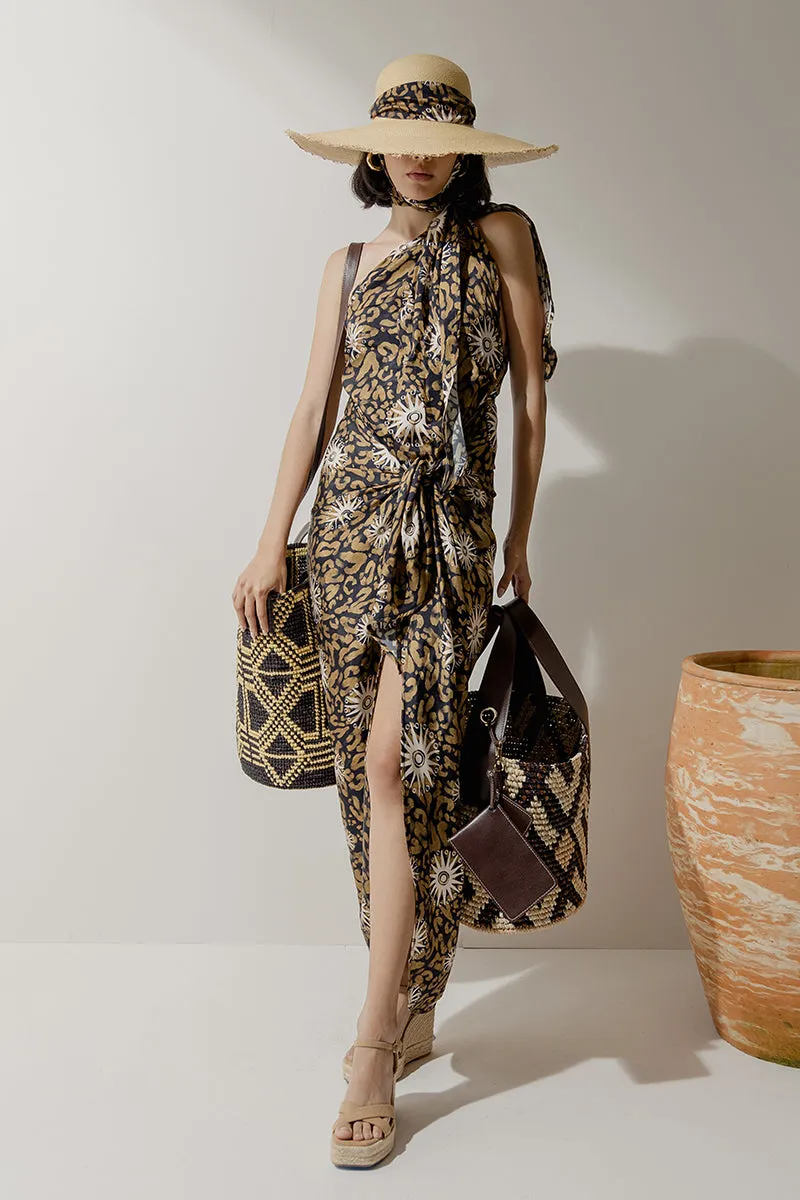 Pareo One Shoulder Dress