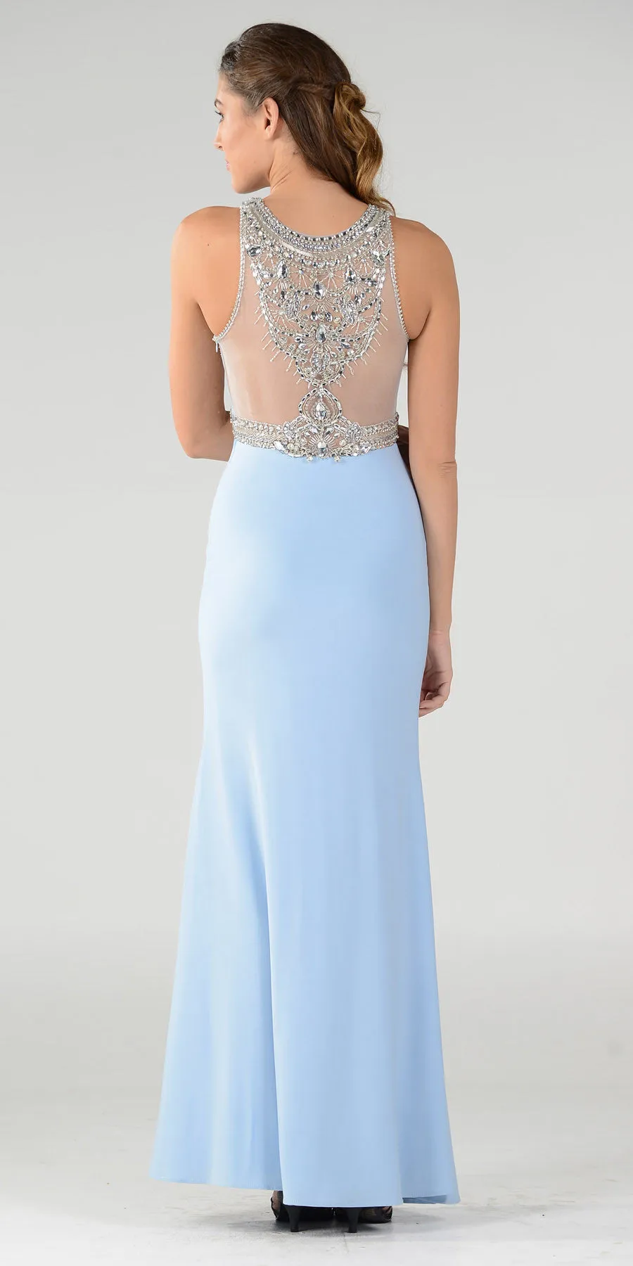 Poly USA 7192 Full Length Fitted Gown