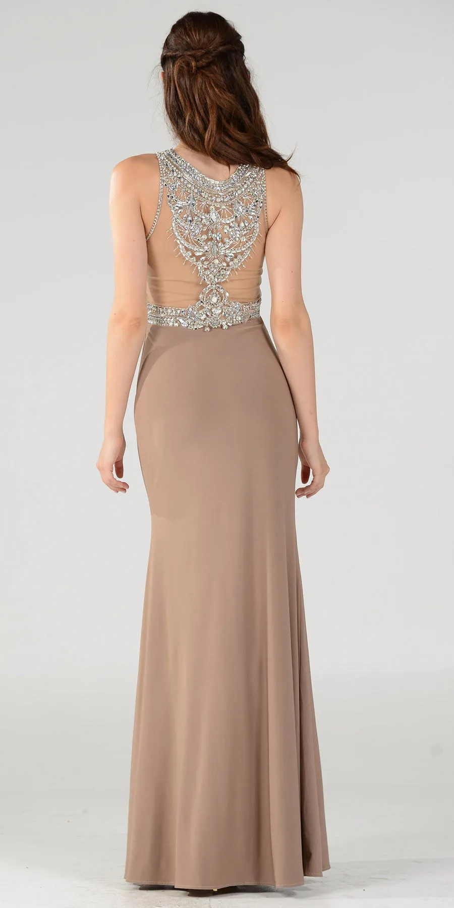 Poly USA 7192 Full Length Fitted Gown