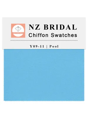Pool Fabric Swatch Samples Chiffon