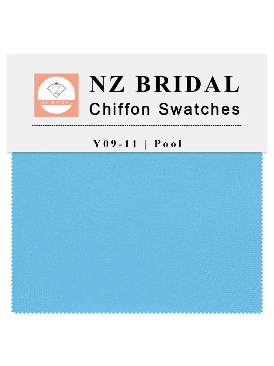 Pool Fabric Swatch Samples Chiffon