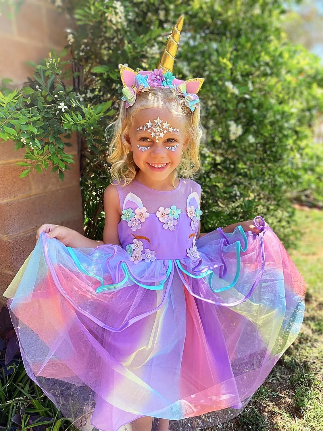 Pretty Purple Unicorn Dress