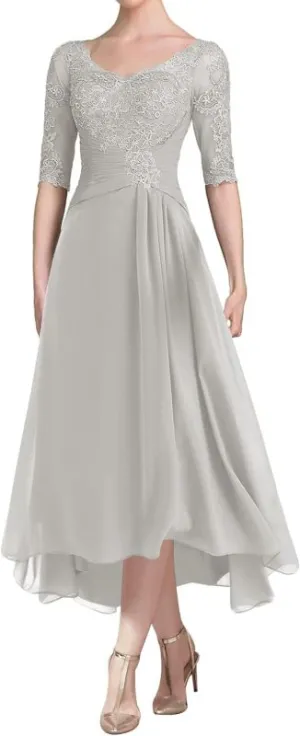 Private Collection Size 2 Silver Mother of Bride Dress
