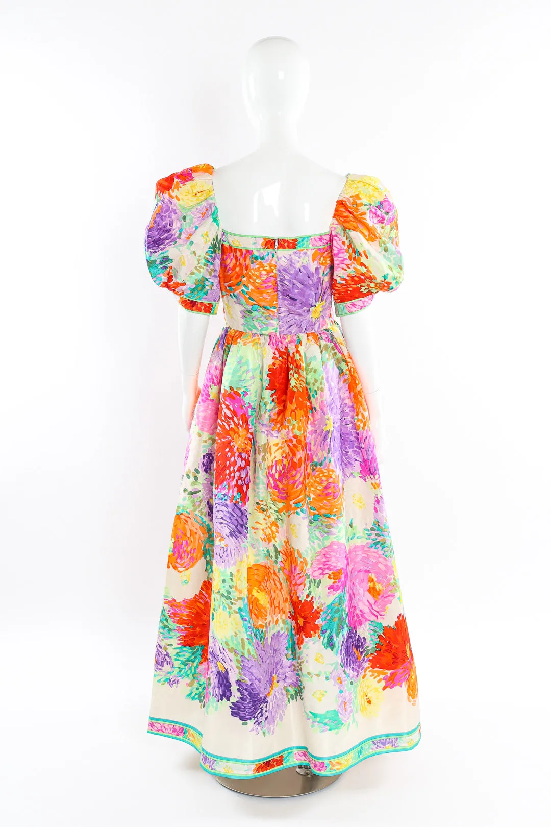 Puff Sleeve Garden Gown
