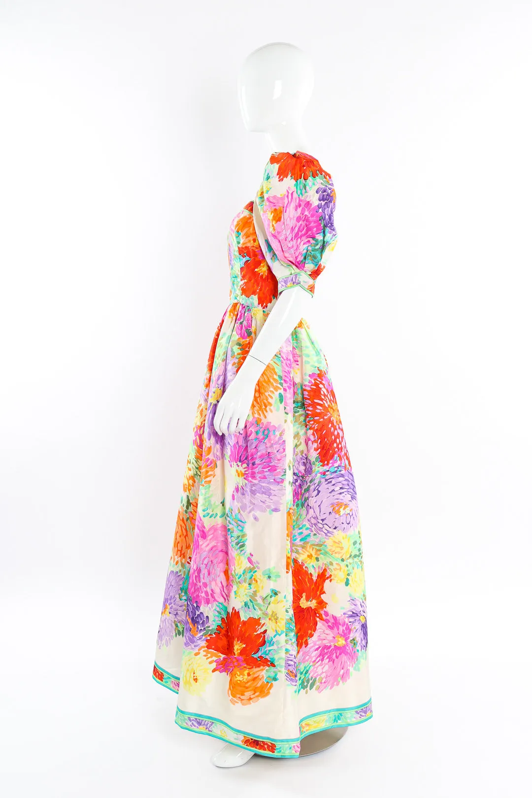 Puff Sleeve Garden Gown