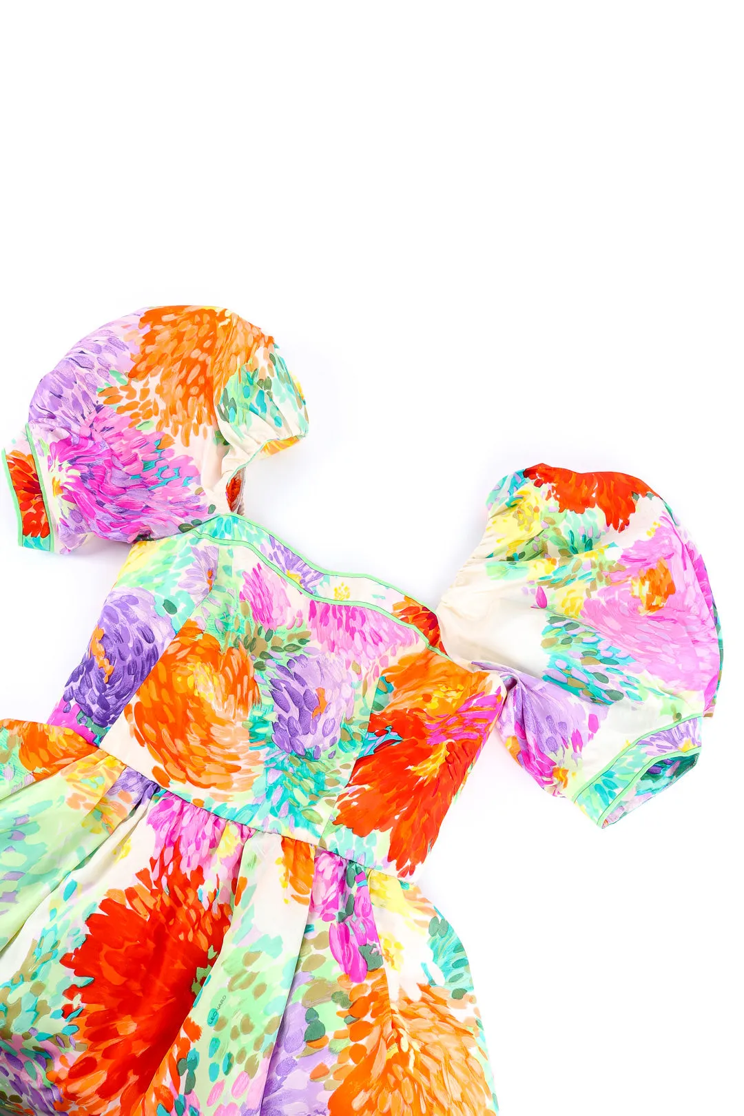 Puff Sleeve Garden Gown