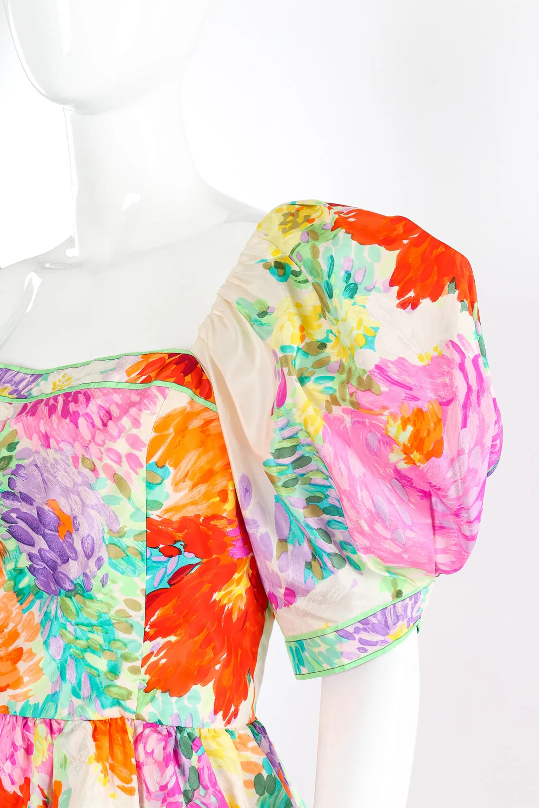 Puff Sleeve Garden Gown