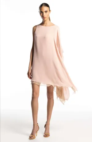 Rhea | Feminine Allure: Asymmetrical Silk Dress