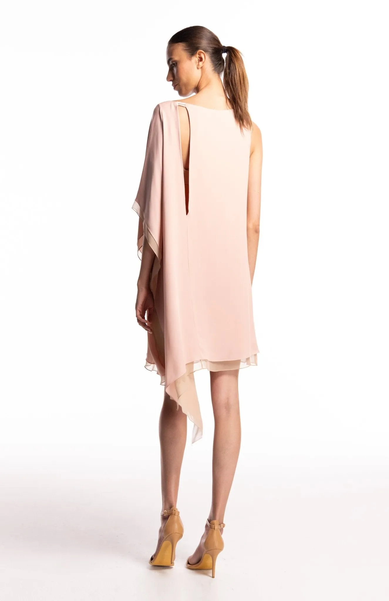 Rhea | Feminine Allure: Asymmetrical Silk Dress