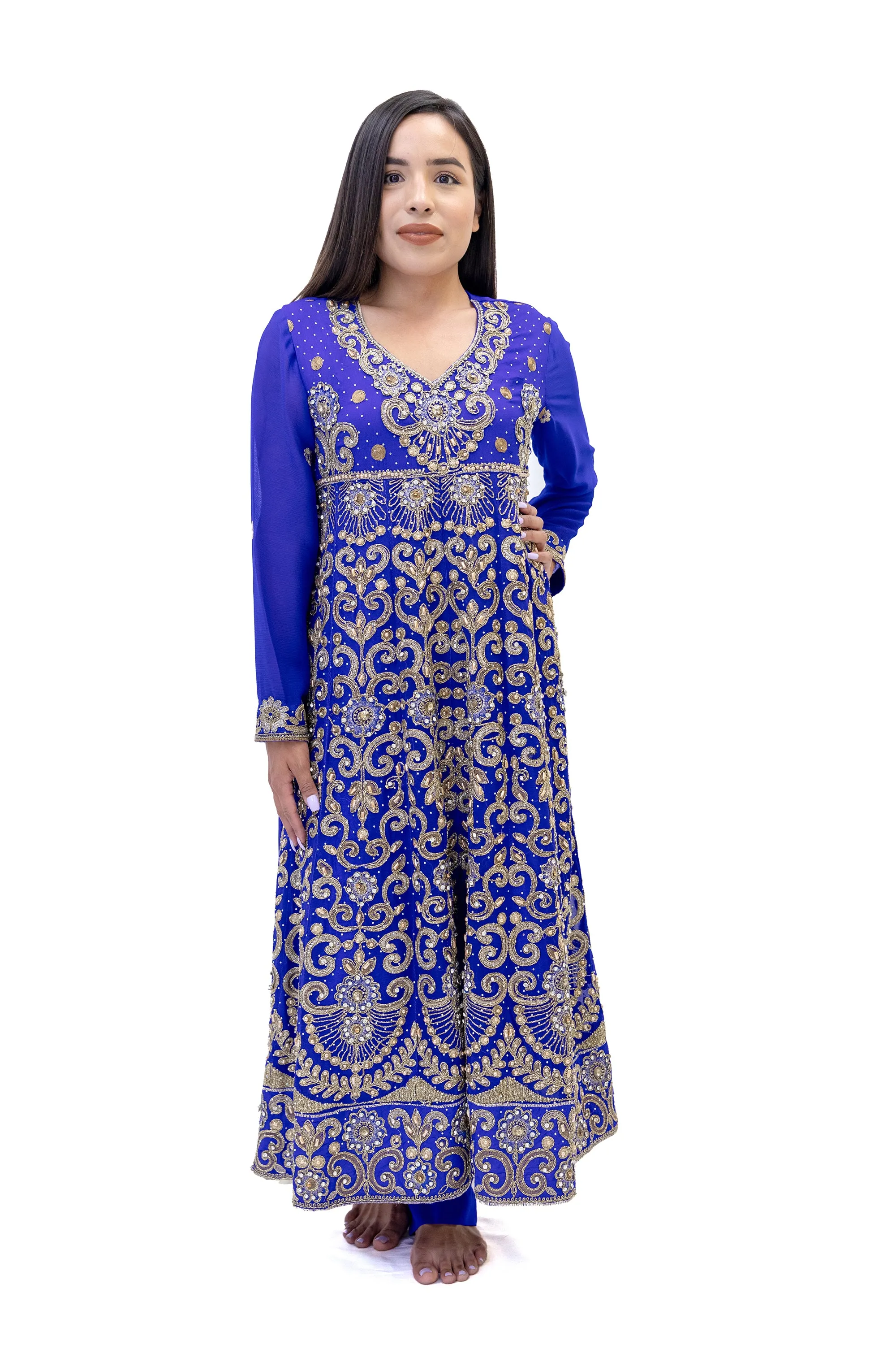 Royal Blue Evening Gown
