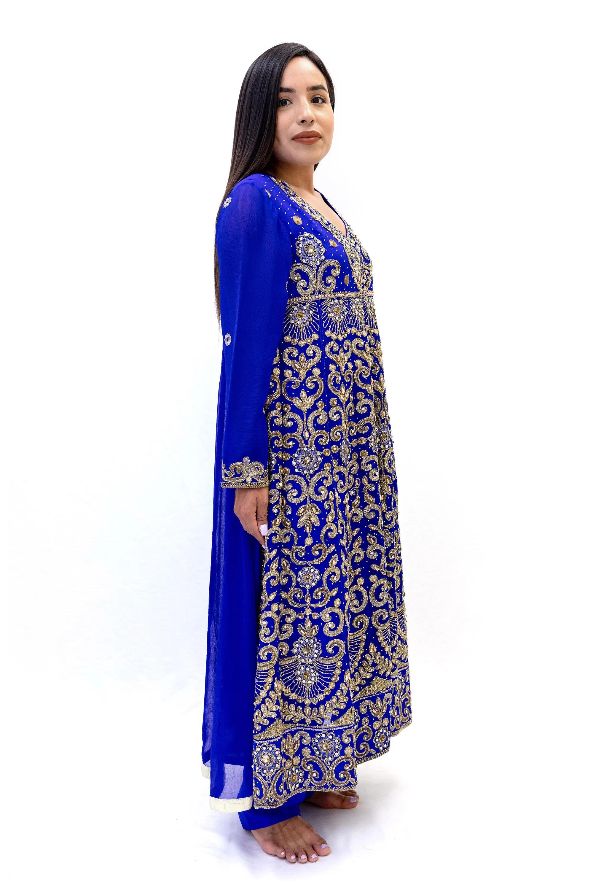 Royal Blue Evening Gown