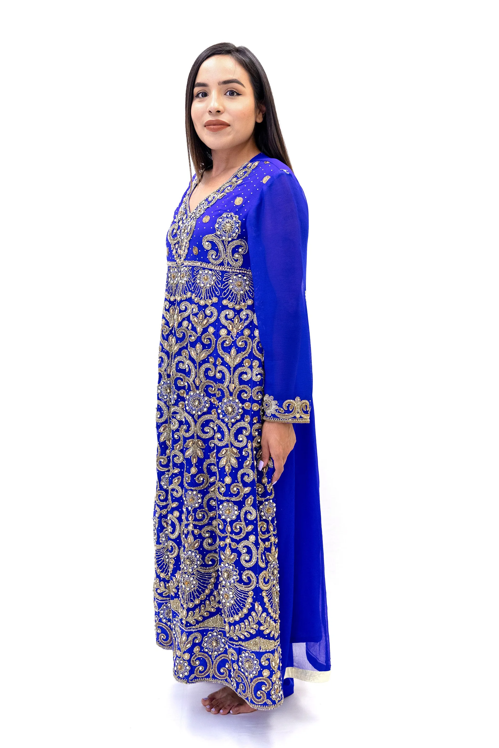Royal Blue Evening Gown