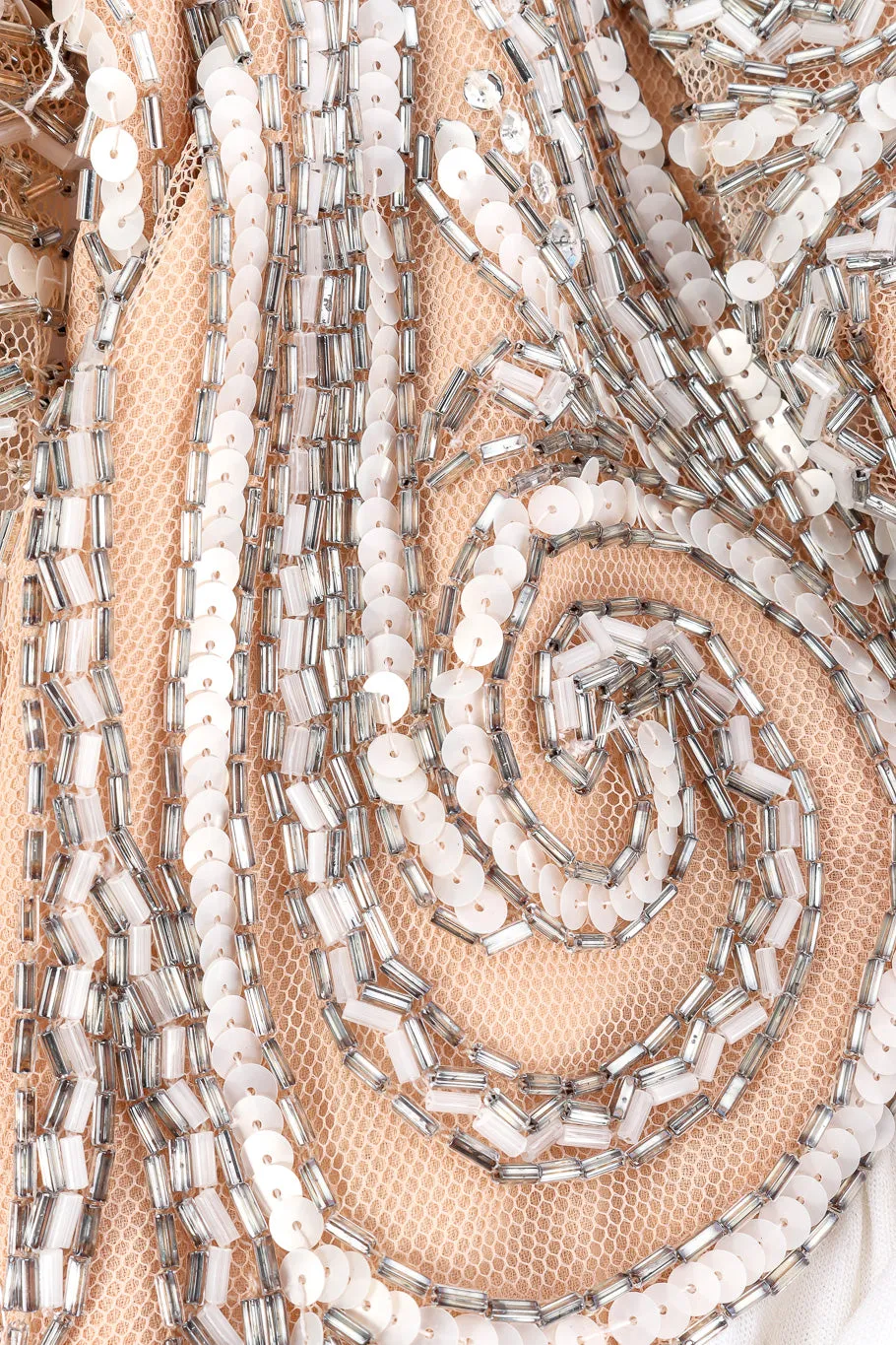 Sequin Swirl Empire Gown