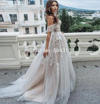Sexy Sweetheart Lace Applique A Line Tulle
