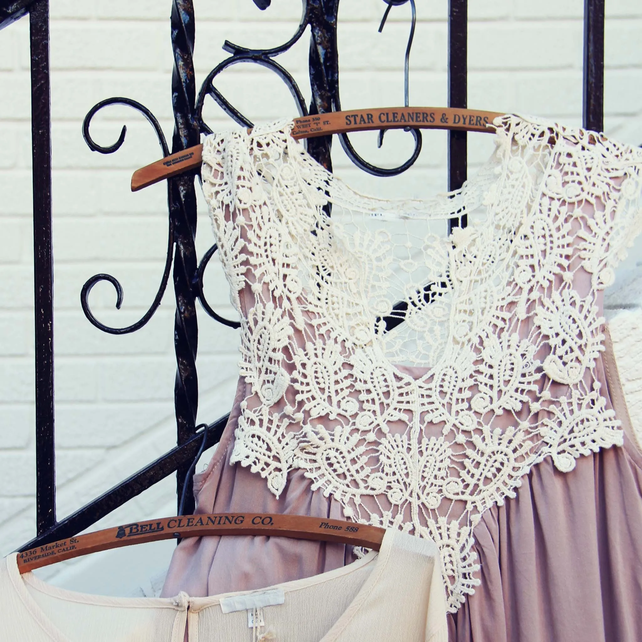 Shaded Sky Dress in Taupe