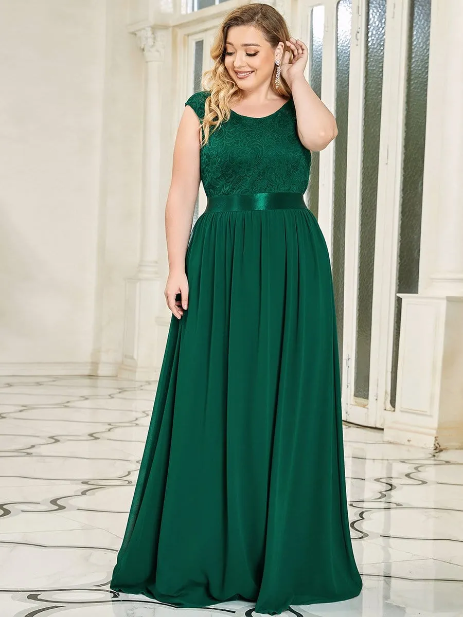 Sherrine round neckline bridesmaid dress in emerald green s10 Express NZ wide
