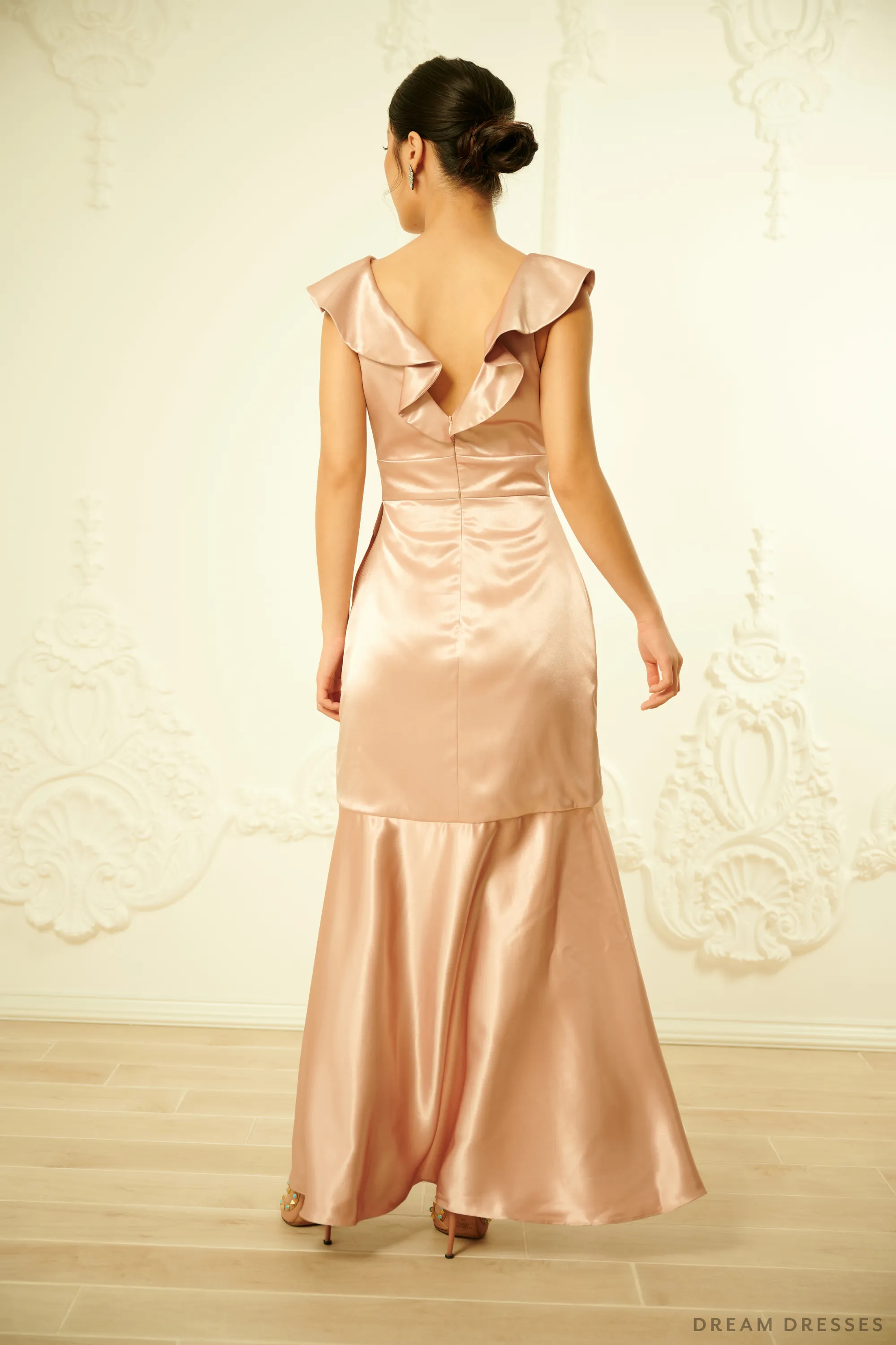 Silky Couture Evening Gown (#DALILA)
