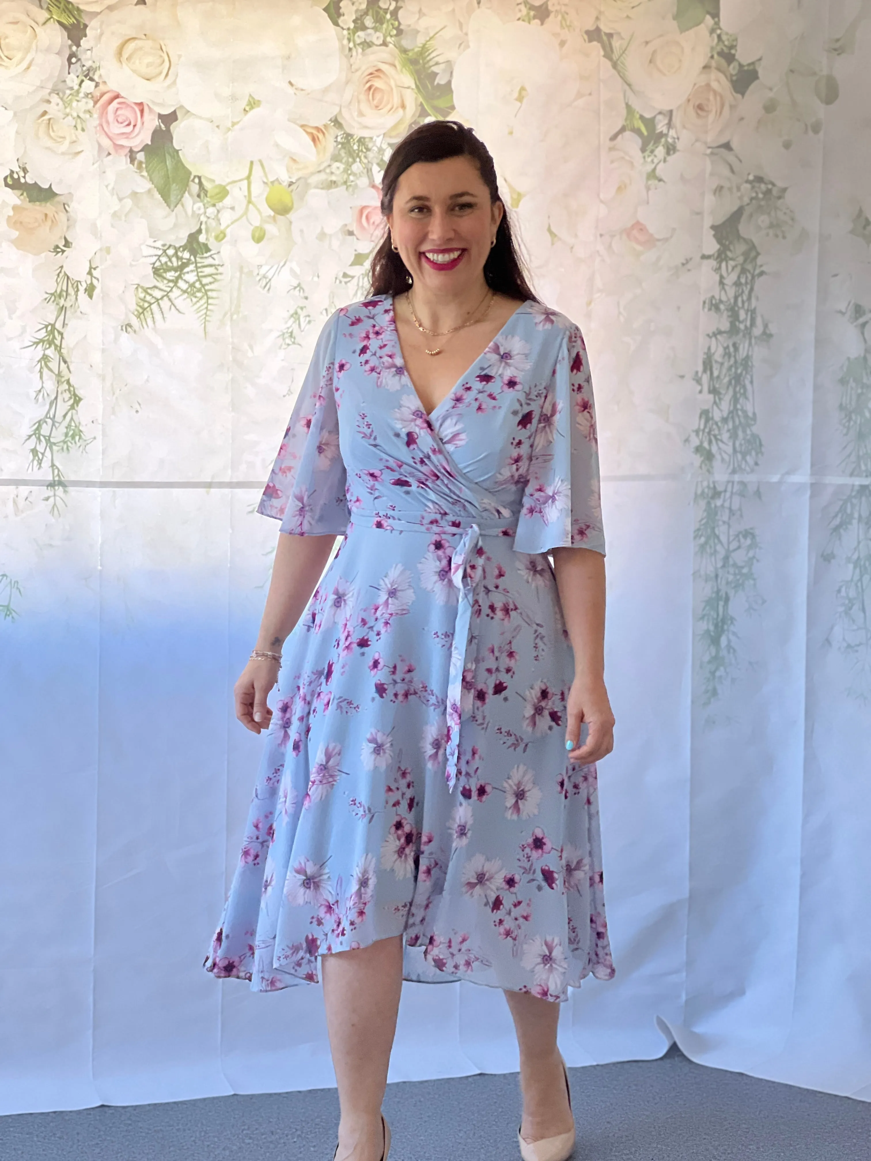 Simone Sky Evening Dress
