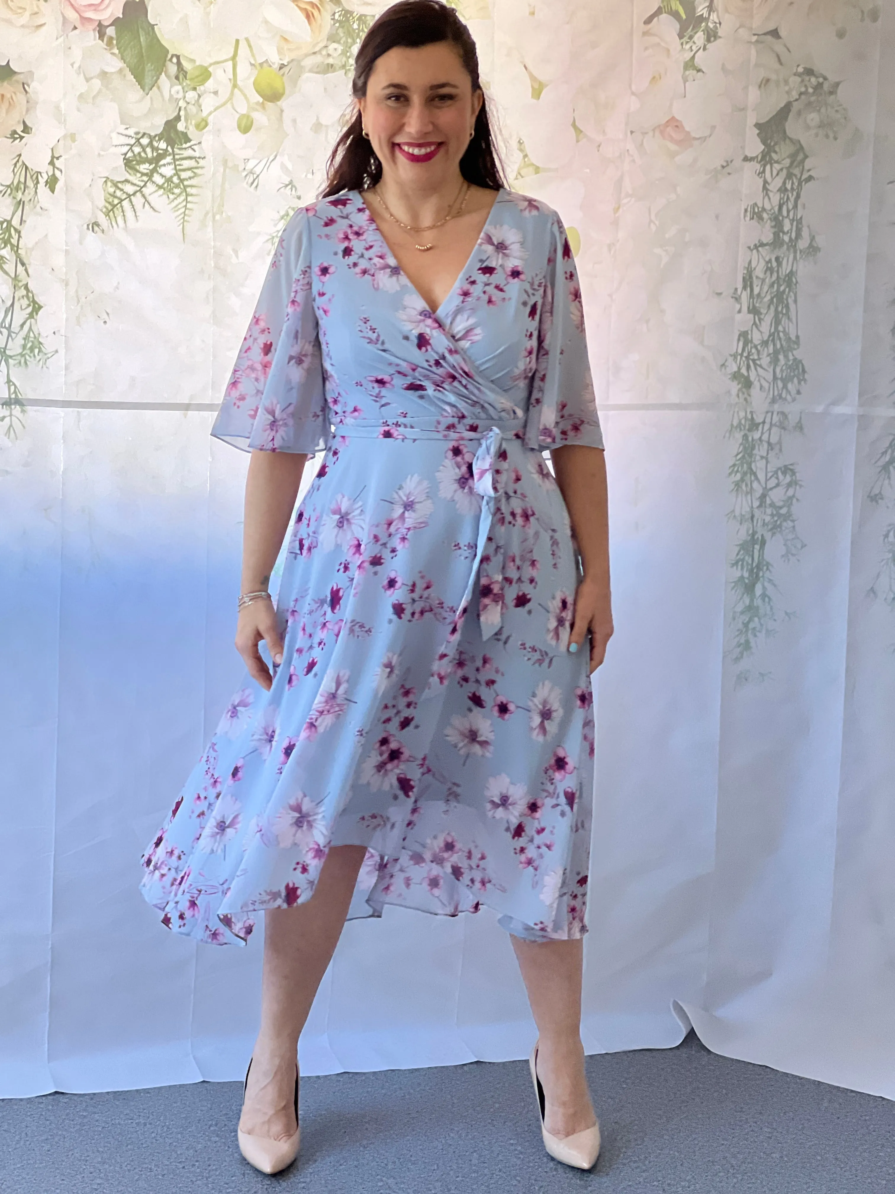 Simone Sky Evening Dress